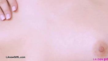 Elegant model naked close up