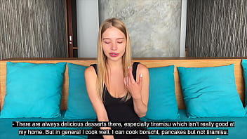 Closeup of a blonde deepthroating my stiffy