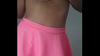 Pretty horny girl in short skirt excited Pretty horny girl in short skirt excited