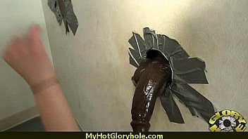 Gloryhole blowjob hottie makes every dick cum 18