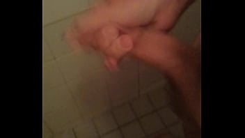 Masturbating in shower
