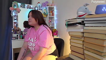 Russian actress shoots solo backstage video