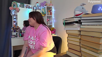 Russian actress shoots solo backstage video