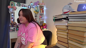 Russian actress shoots solo backstage video