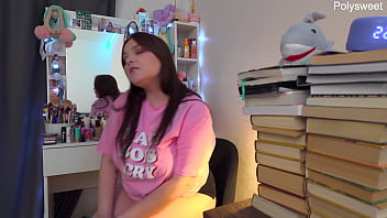 Russian actress shoots solo backstage video