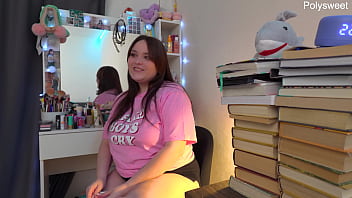 Russian actress shoots solo backstage video