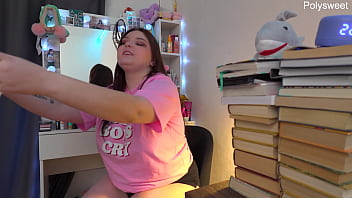 Russian actress shoots solo backstage video