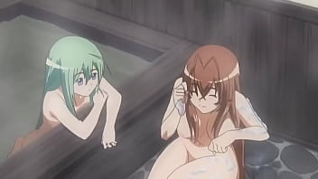 Anime girl bath scene