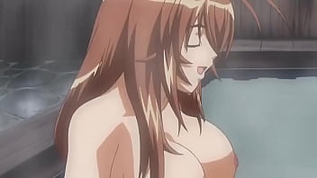 Anime girl bath scene