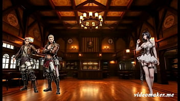 The titan killer mikasa ackerman wearing very attractive dress at the ball will find an alternative to eren The titan killer mikasa ackerman wearing very attractive dress at the ball will find an alternative to eren