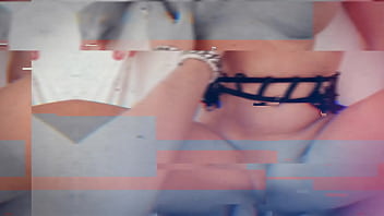 Curvy blonde pornstar bunny madison trying on big dick