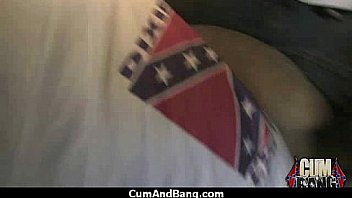 Big booty ebony gangbanged by white dudes 12