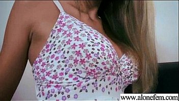 Horny girl insert in her holes all kind of things clip 03