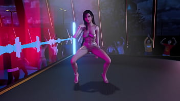 Fit naked tifa lockhart stripping at public dance floorfor her devoted fans