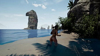 The statue awakened and began to fuck lara in all her holes the ritual of sperm hentai game 3d