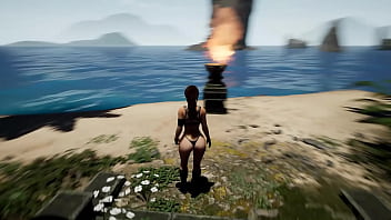 The statue awakened and began to fuck lara in all her holes the ritual of sperm hentai game 3d