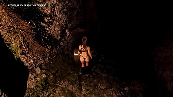 The statue awakened and began to fuck lara in all her holes the ritual of sperm hentai game 3d