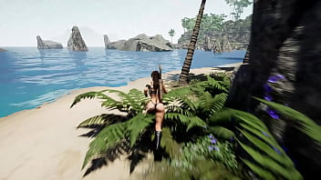 The statue awakened and began to fuck lara in all her holes the ritual of sperm hentai game 3d