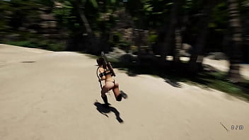 The statue awakened and began to fuck lara in all her holes the ritual of sperm hentai game 3d