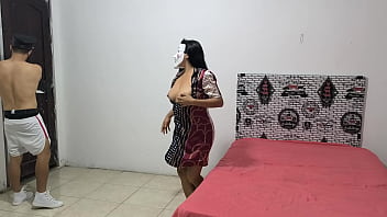 The arab husband found his wife fucking a latino man and reacted strongly