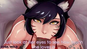 Ahri bbc cuckold edging joi