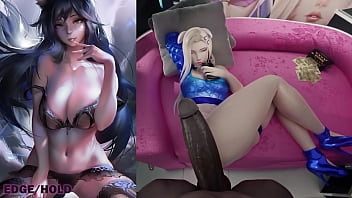 Ahri bbc cuckold edging joi