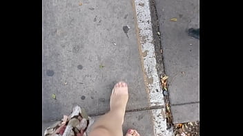 Saliendo con la mini mas cortita q tenia