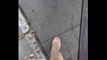 Saliendo con la mini mas cortita q tenia