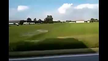 Busty girl get drilled by monster cock in a cow farm