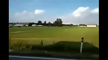 Busty girl get drilled by monster cock in a cow farm