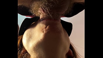 Naughty cosplay pantyhose coated in cum