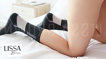 Daddy fills my feet with his milk