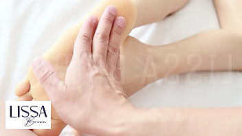 Daddy fills my feet with his milk