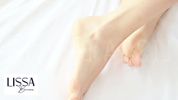 Daddy fills my feet with his milk