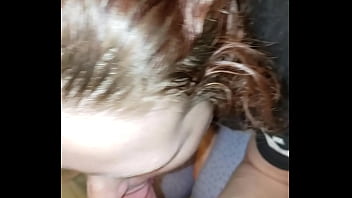 Malisa giving josh's huge cock some attention