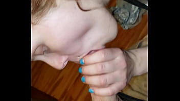 Malisa giving josh's huge cock some attention