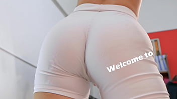 Amazing puffy cameltoe and tight ass fit slim body latina