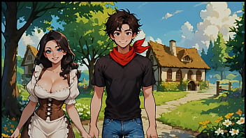 Farmer kink taboo hentai game ep 4 surprise boner in front of the maid