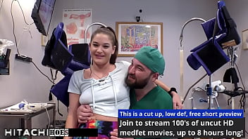 Freshman gets mandatory hitachi orgasm from doctor tampa kendra heart