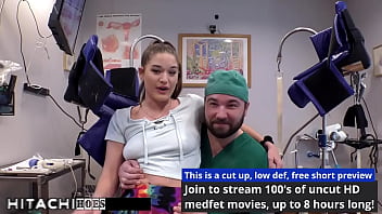 Freshman gets mandatory hitachi orgasm from doctor tampa kendra heart
