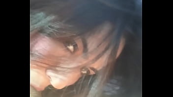 Girls love sucking cock while he drives and she controls the stick