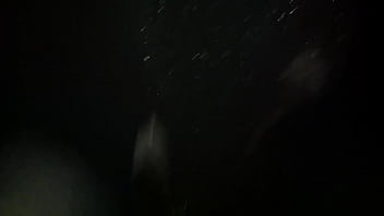 Walking in the rain with sexy stilettos and nylons