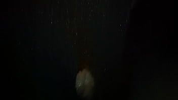 Walking in the rain with sexy stilettos and nylons