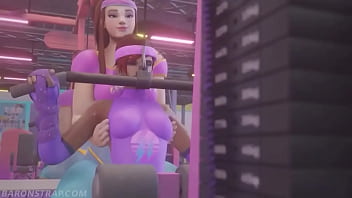 La cachonda brigitte ayuda a entrenar a sombra en el gym con una condición baronstrap subs latino La cachonda brigitte ayuda a entrenar a sombra en el gym con una condición baronstrap subs latino