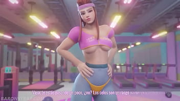 La cachonda brigitte ayuda a entrenar a sombra en el gym con una condición baronstrap subs latino La cachonda brigitte ayuda a entrenar a sombra en el gym con una condición baronstrap subs latino