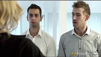 Busty boss leigh darby slammed real hard and cum facialed