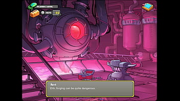 Let's play space code pink yi jie and her exercise droid