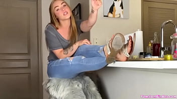 Goddess dominatrix feet fetish joi