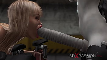 Sci Fi Female Android With Strapon Plays With A Young Woman In The Bunker thumbnail