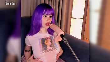 Beautiful anime girl sucks a huge cock nicely